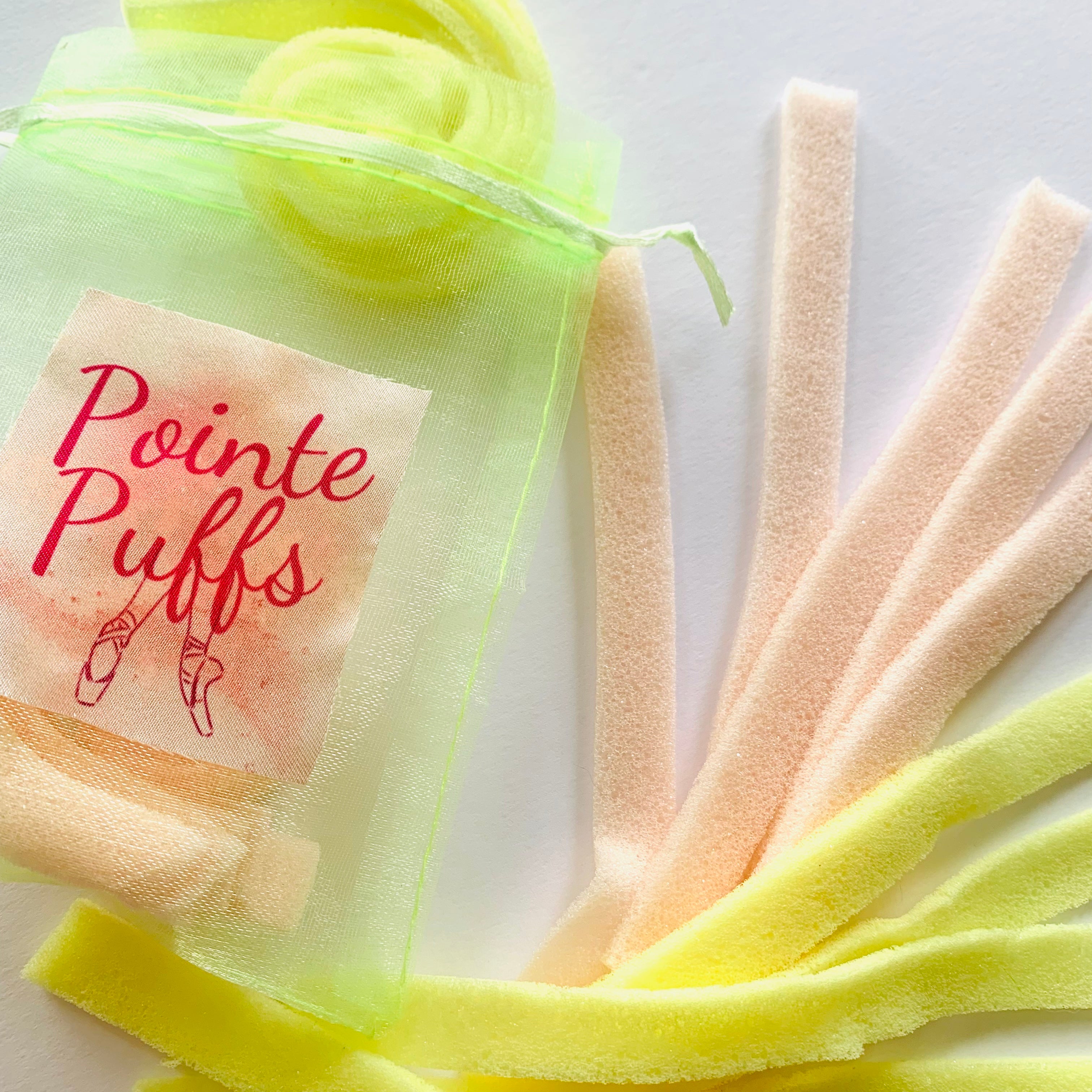 Pointe Puffs Noodles Toe Wraps 20 pack
