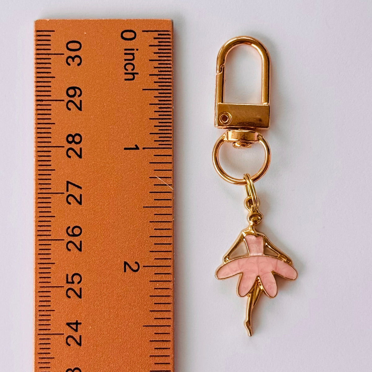 Ballerina Charm Keychain