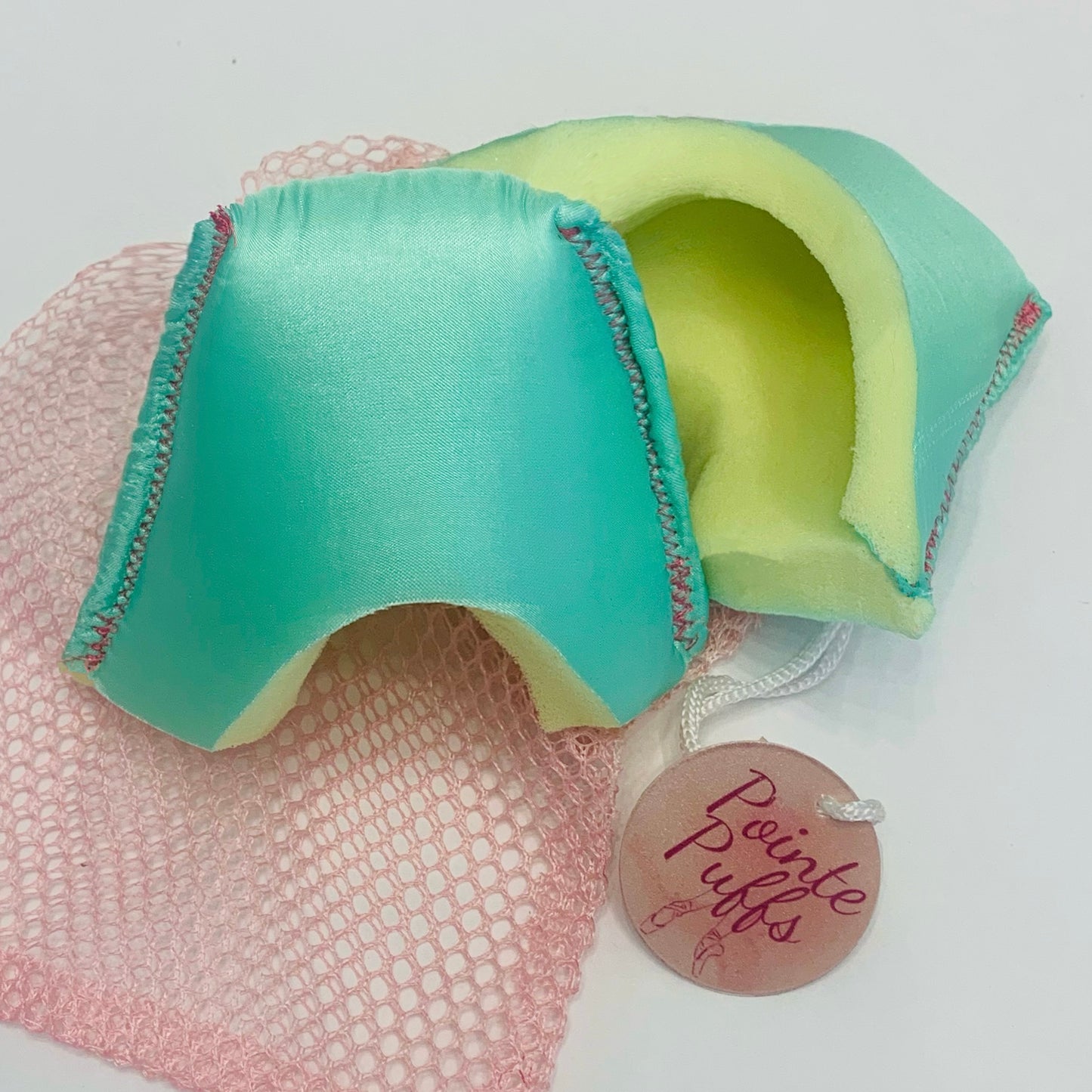 Almohadillas para los dedos de espuma viscoelástica Pointe Puffs: soporte completo