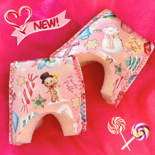 “Sugarplum” Pointe Puffs Toe Pads- Limited Edition!
