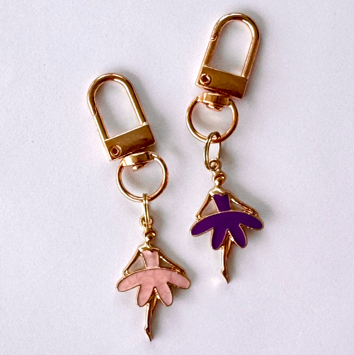 Ballerina Charm Keychain