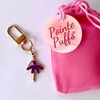 Ballerina Charm Keychain