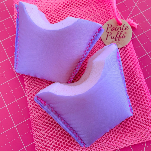 “Lilac Fairy” Light Support Pointe Puffs Toe Pads